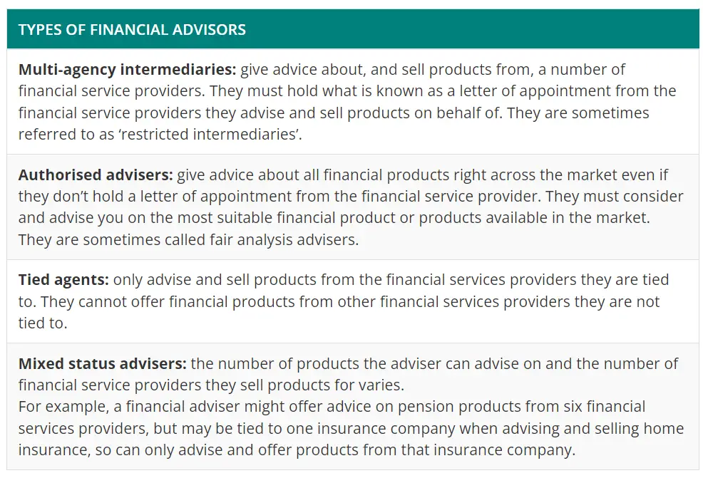 What You Need To Know About Your Financial Advisor - IRISH FINANCIAL